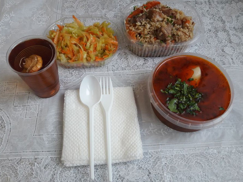 Борщ, плов и овощи Лыткарино